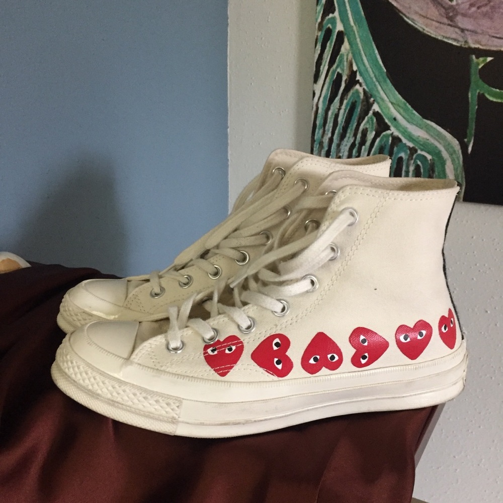 Comme des Garçons PLAY x Converse high top W8